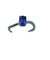 Authentic Tanzanite Oval Gem 0.86Ct Twist Ring 925 Sterling  Silver, 18k White Gold Rhodium coated AAA