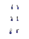 Authentic Tanzanite Pendants 925 Sterling Silver, 18k White Gold Rhodium Coated AAA