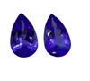 Authentic Pear 4.64Ct Tanzanite Gemstones AAA - Pair